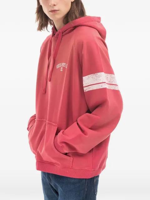 logo-print hoodie by GUESS USA