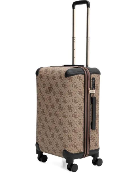 logo-print luggage by GUESS USA