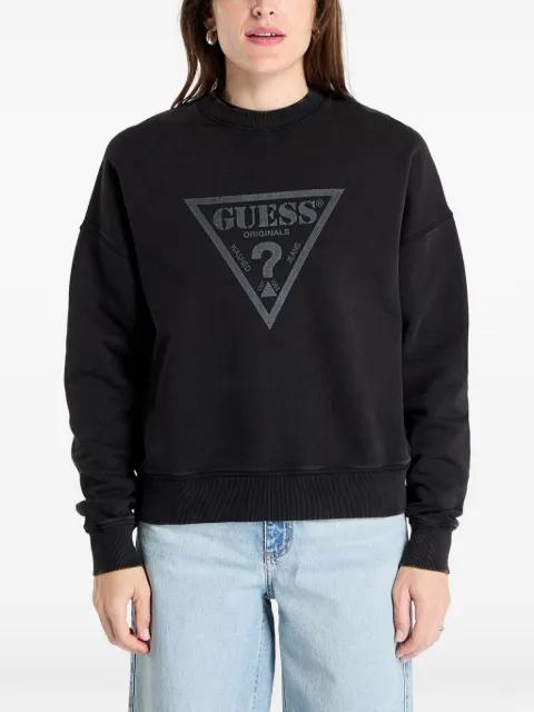 logo-print sweater by GUESS USA