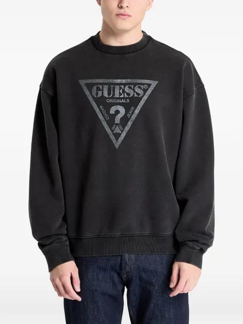 logo-print sweatshirt by GUESS USA