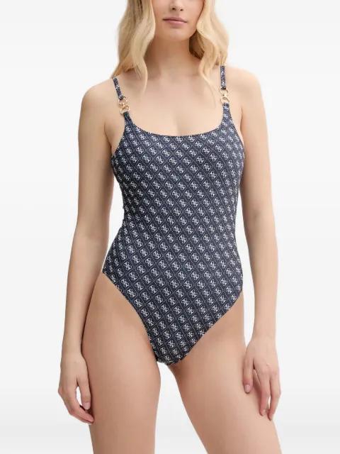 logo-print swimsuit by GUESS USA