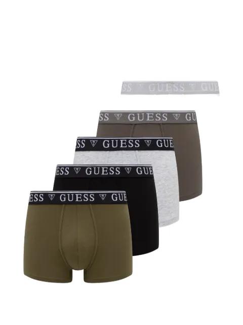 logo-waistband boxers (set of five) by GUESS USA