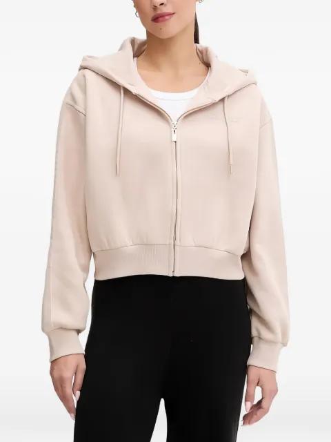 logo zip-up hoodie by GUESS USA
