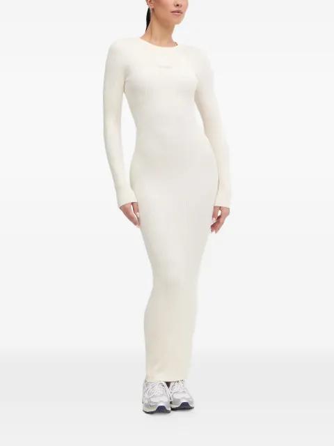 long-sleeve ribbed maxi dress by GUESS USA