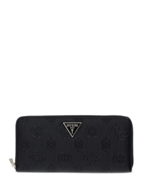 maxi Cresidia embossed zip wallet by GUESS USA