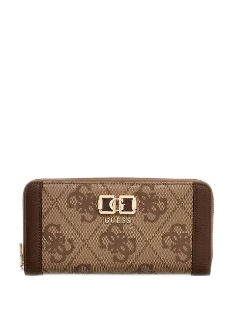 maxi Karnilla 4G monogram-pattern wallet by GUESS USA