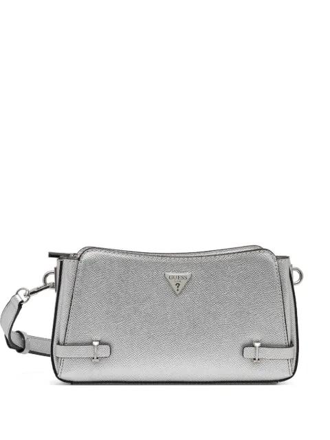 metallic-finish satchel bag by GUESS USA