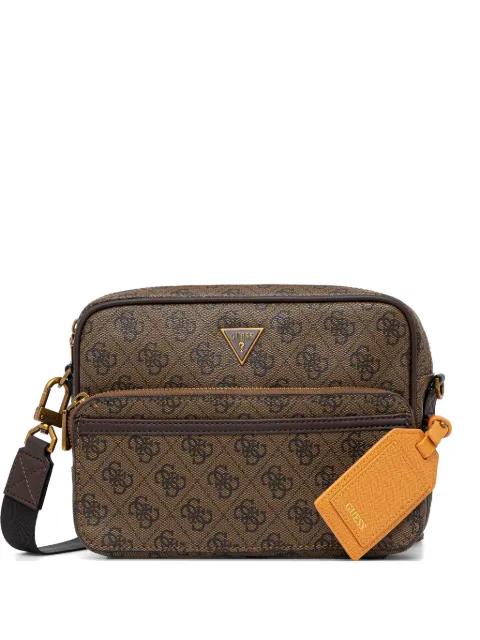 mini Milano monogram-pattern logo-plaque belt bag by GUESS USA