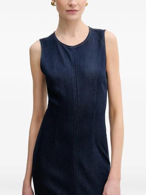 panelled sleeveless midi dress by GUESS USA