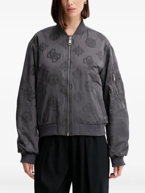 patterned bomber jacket by GUESS USA