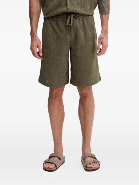 patterned drawstring shorts by GUESS USA