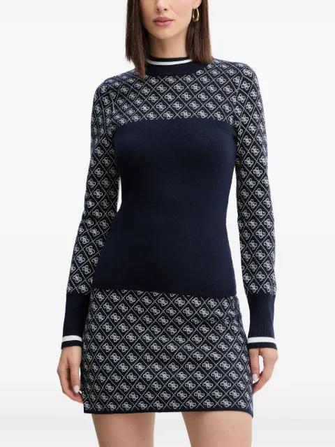 patterned long-sleeve sweater by GUESS USA