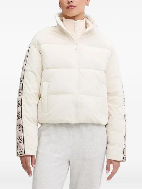 patterned-trim puffer jacket by GUESS USA