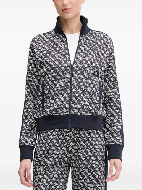 patterned zip-up sweatshirt by GUESS USA