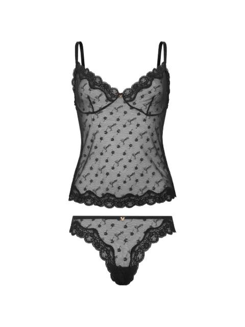 pointelle lace-trim lingerie set (set of two) by GUESS USA