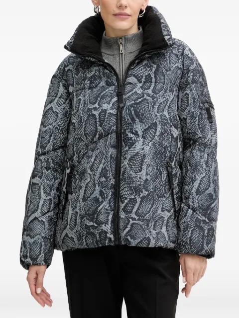 printed puffer jacket by GUESS USA