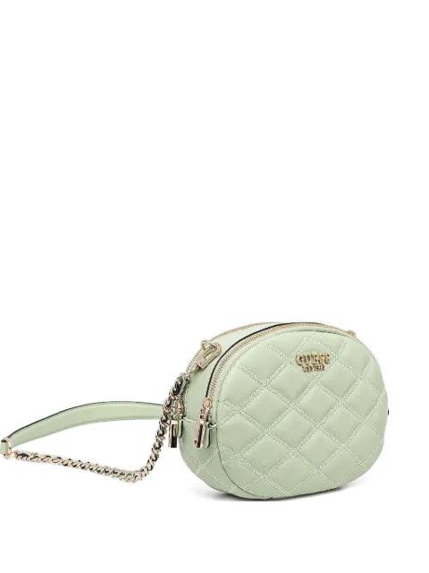 quilted chain-link cross-body bag by GUESS USA
