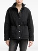 quilted drawstring jacket by GUESS USA
