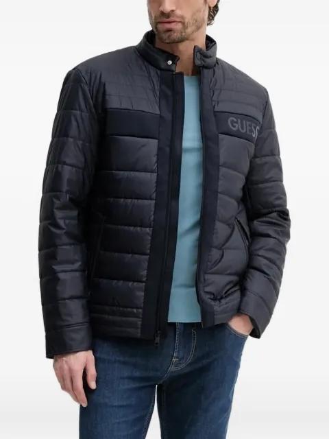 quilted logo jacket by GUESS USA