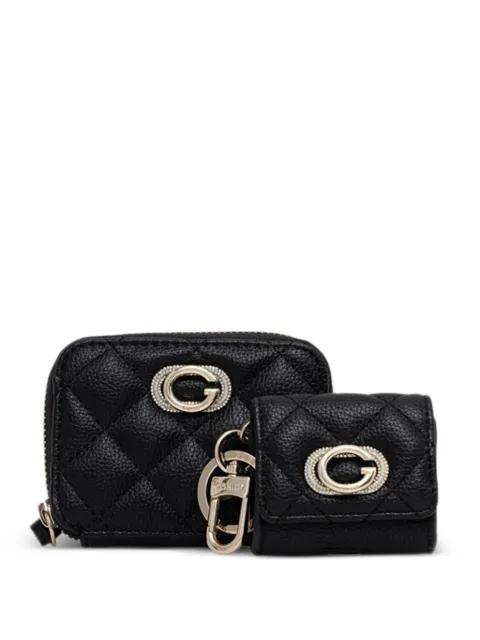 quilted logo wallet by GUESS USA