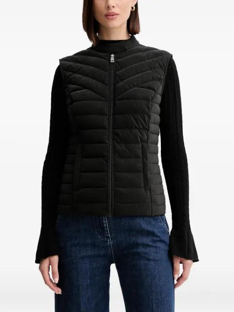 quilted zip gilet by GUESS USA