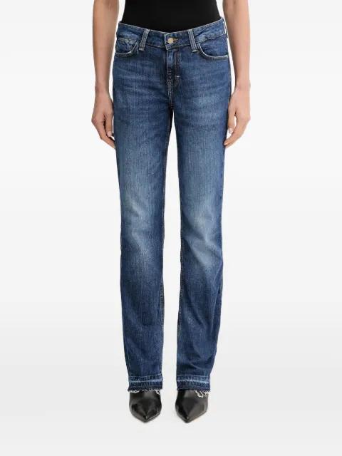 raw-cut straight-leg jeans by GUESS USA