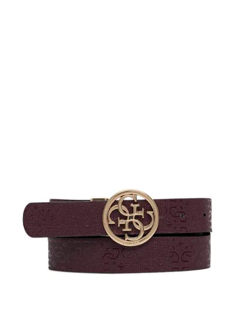 reversible logo-plaque belt by GUESS USA