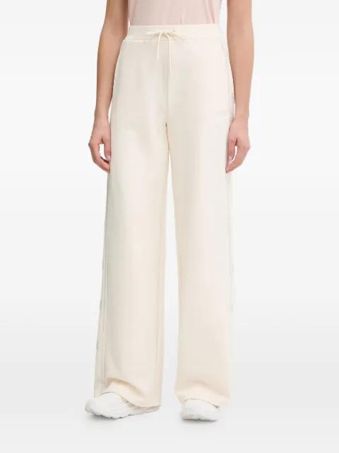 rhinestone drawstring track pants by GUESS USA
