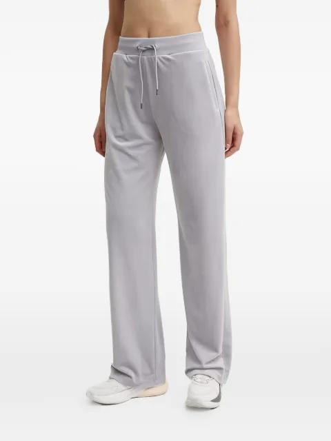 rhinestone-embelished drawstring-fastening track pants by GUESS USA