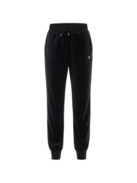 rhinestone-embellished track pants by GUESS USA