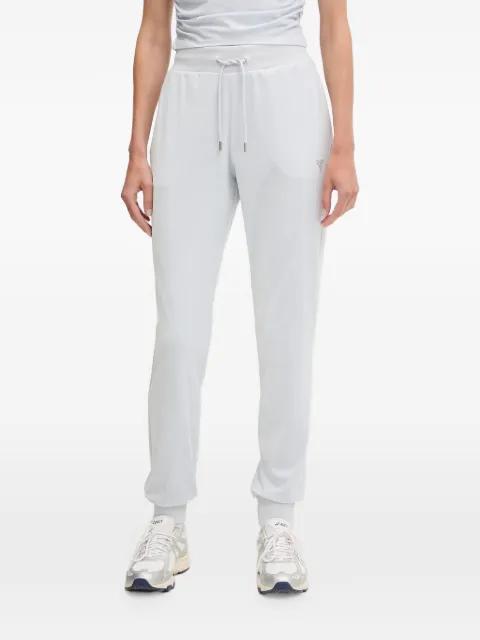 rhinestone-logo track pants by GUESS USA
