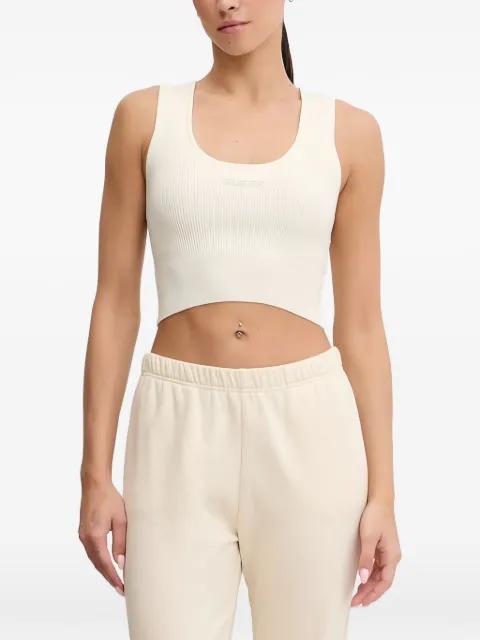 ribbed-knit crop top by GUESS USA