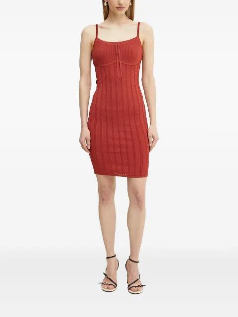 ribbed knit mini dress by GUESS USA