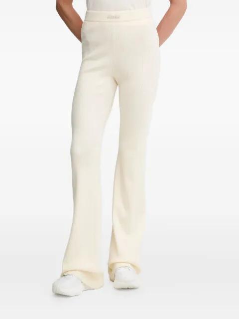 ribbed logo trousers by GUESS USA