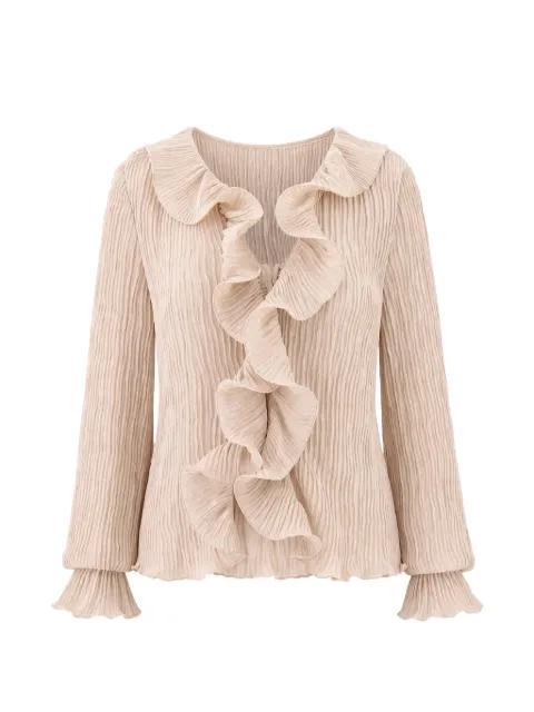 ruffled blouse by GUESS USA