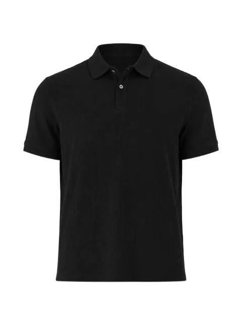short-sleeve logo-patch polo shirt by GUESS USA