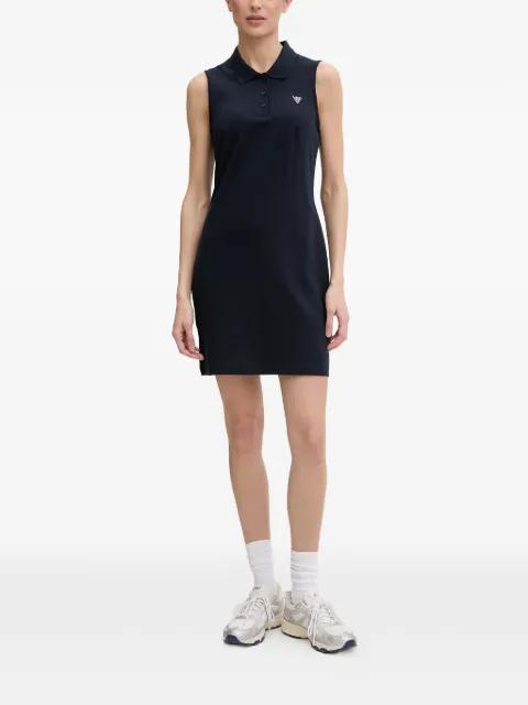 sleeveless polo-collar mini dress by GUESS USA