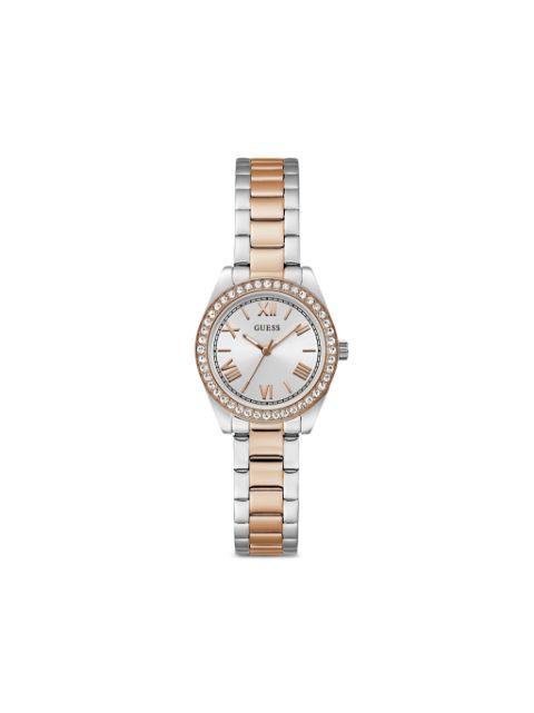stainless steel 30mm watch by GUESS USA