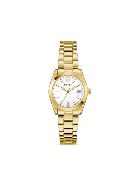 stainless steel 32mm watch by GUESS USA