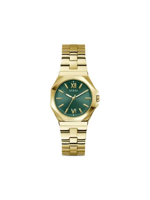 stainless steel 34mm watch by GUESS USA