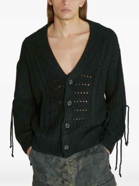 strap-detail cardigan by GUESS USA