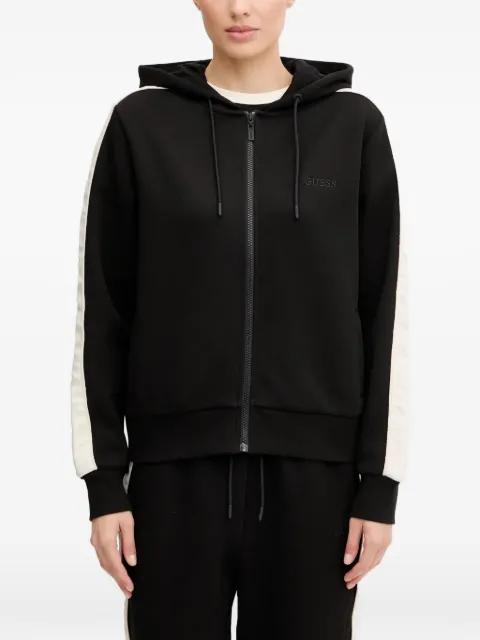 stripe zip hoodie by GUESS USA
