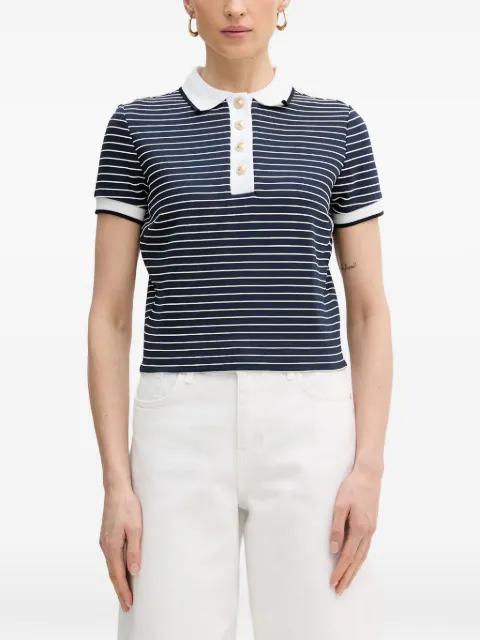 striped short-sleeve polo shirt by GUESS USA