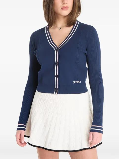 striped-trim cardigan by GUESS USA