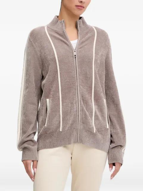 striped zip-up sweatshirt by GUESS USA