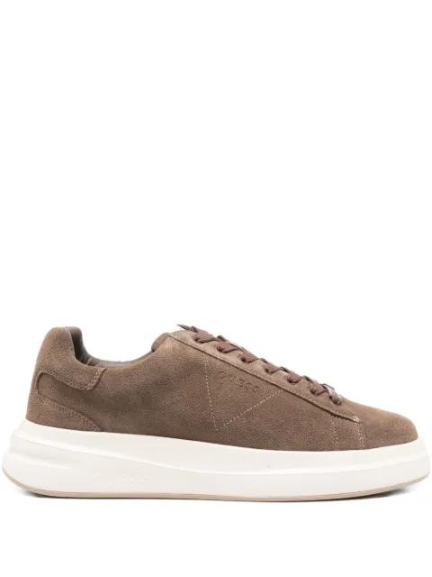 suede platform sneakers by GUESS USA