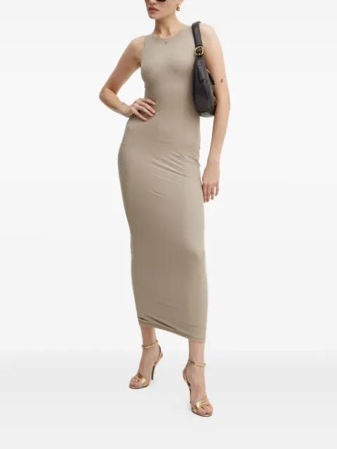 triangle-embellished sleeveless maxi dress by GUESS USA