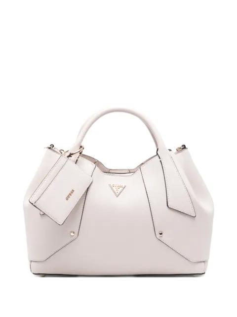 triangle-logo tote bag by GUESS USA