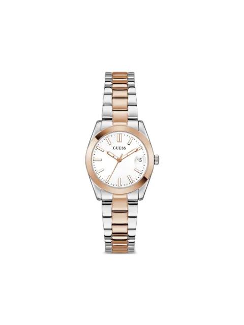 two-tone 32mm watch by GUESS USA