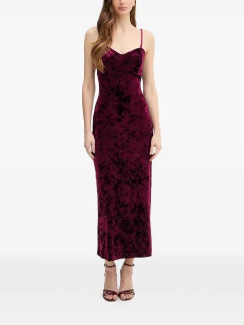 velvet slip maxi dress by GUESS USA